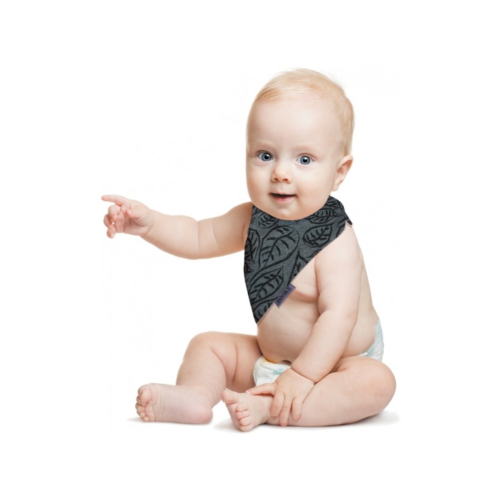 Dreieckstuch Grey Leaves