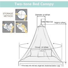 Canopy / lit de lit avec des lumières