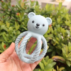 petit ours de la hochet en silicone