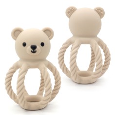 petit ours de la hochet en silicone