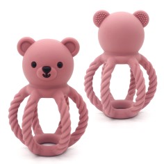 petit ours de la hochet en silicone