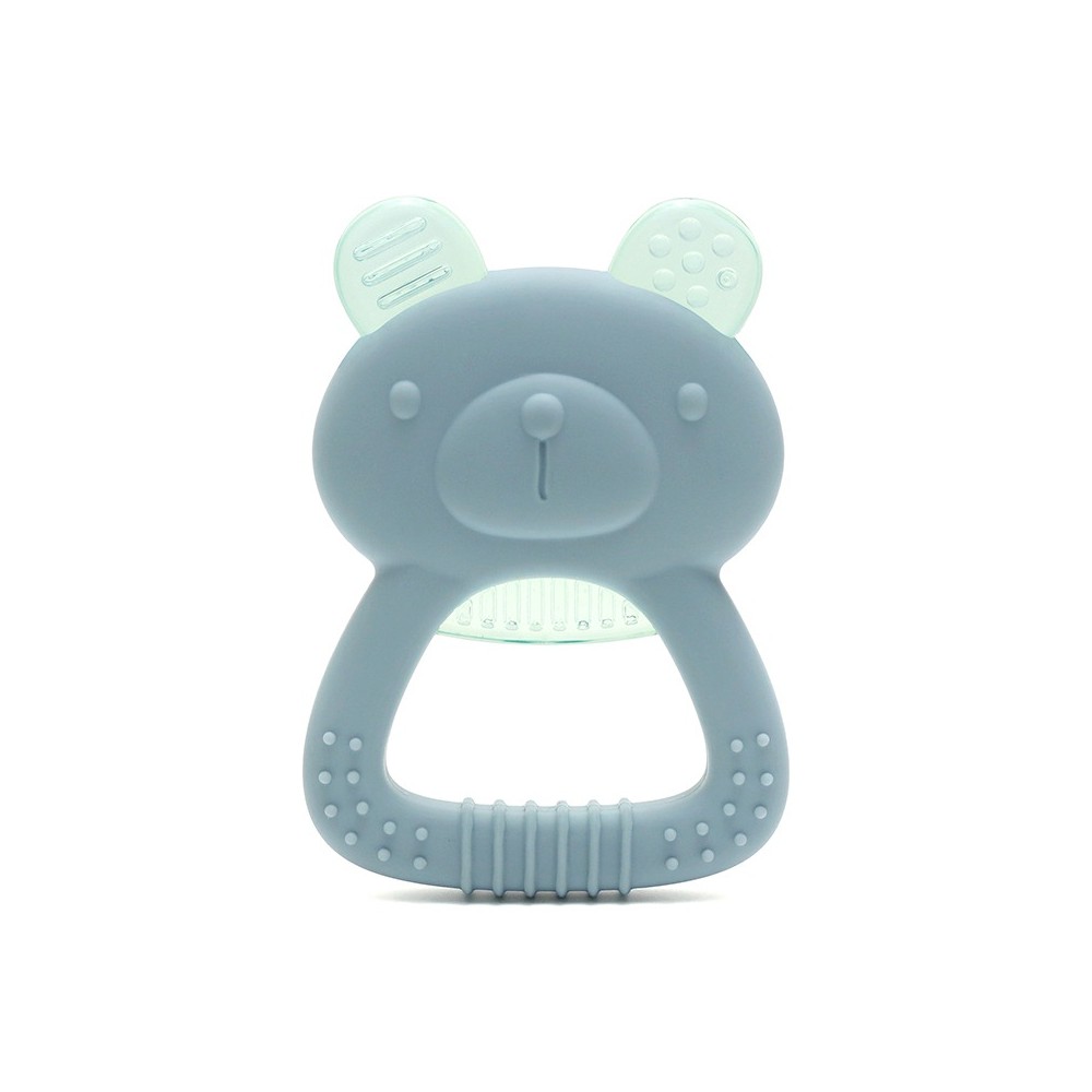 Anneau de dentition réfrigérant en silicone petit ours