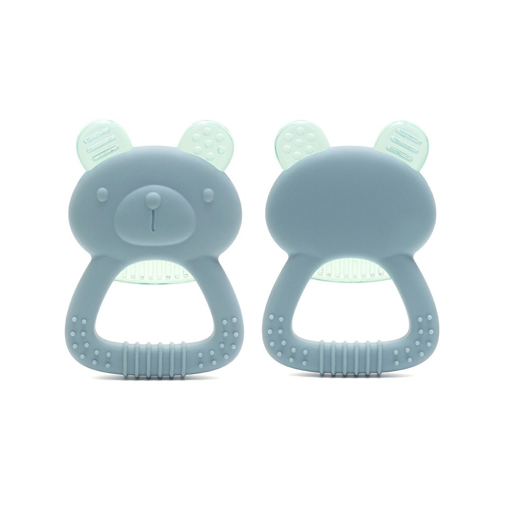 Anneau de dentition réfrigérant en silicone petit ours