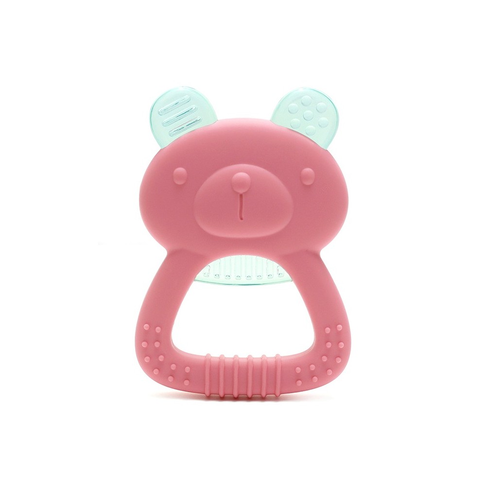 Anneau de dentition réfrigérant en silicone petit ours
