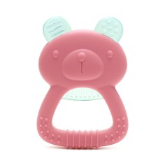 Anneau de dentition réfrigérant en silicone petit ours