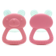 Anneau de dentition réfrigérant en silicone petit ours