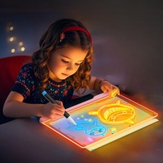 Kreative LED Leuchtfarbe 3D Maltafel