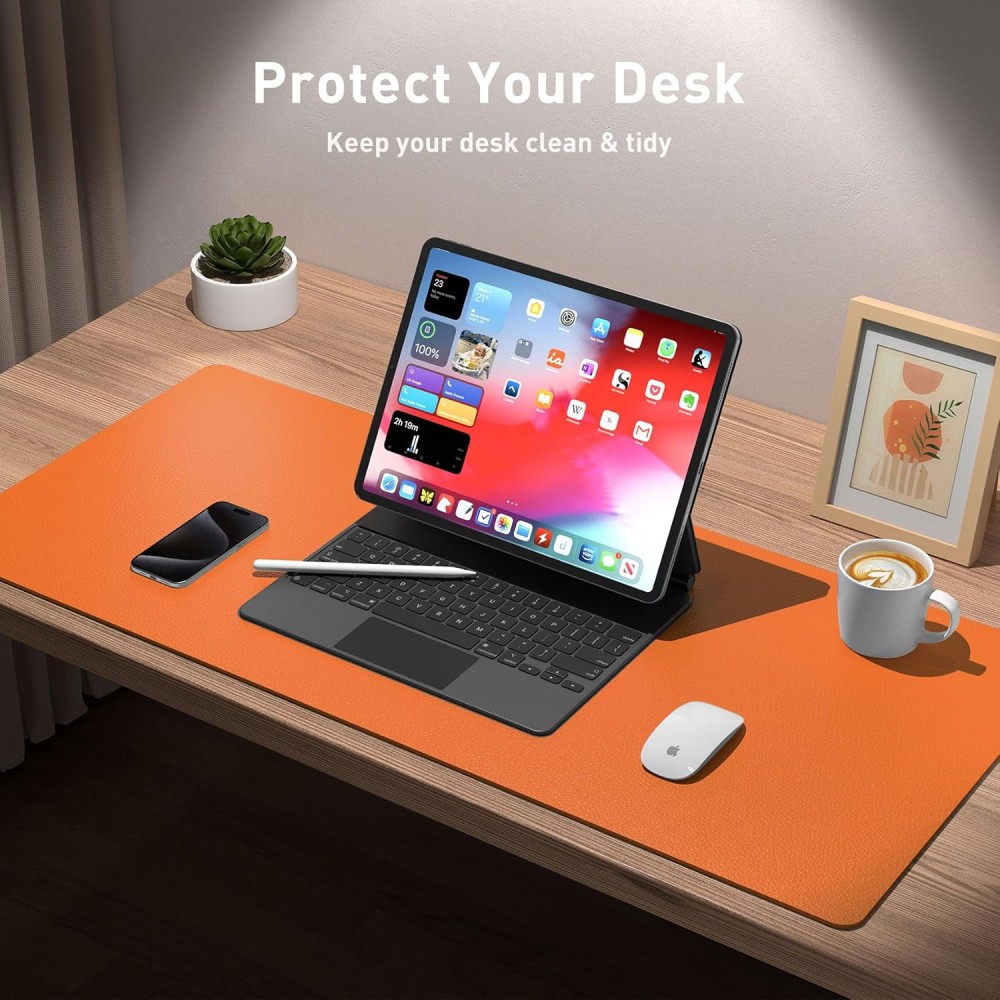 copie du tapis de bureau, orange