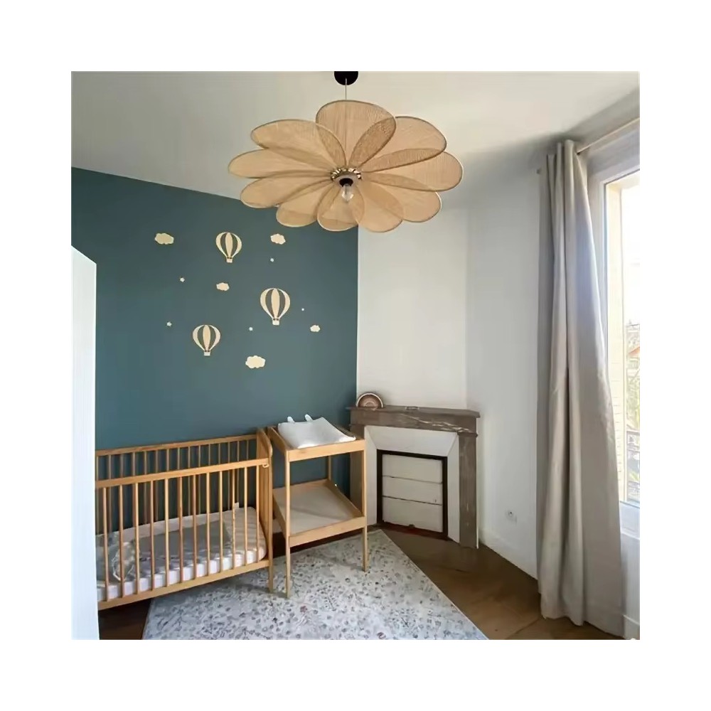 3D Holz-Wandsticker Deko Heissluftballone