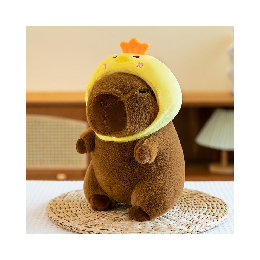 Cuddlycéteuse peluche peluche kapibara poussin