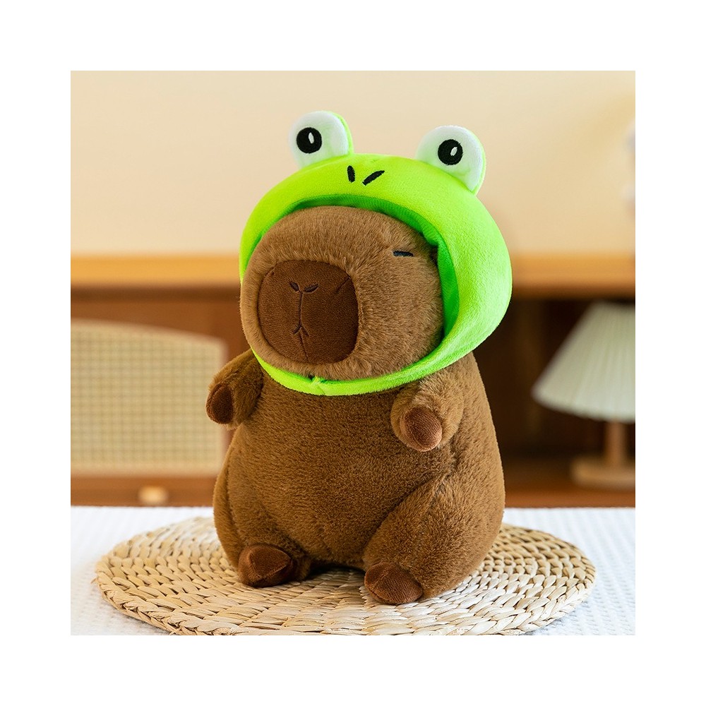 Kuscheltier Plüschtier Kapibara Frosch