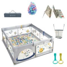 Laufgitter/ Laufstall Set, 180x200 - Space