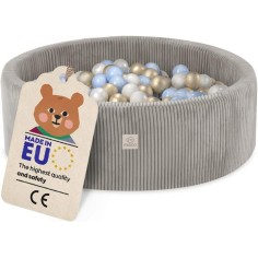 copie de Misioo Bightenbad 90 x 30 cm avec 200 boules, velours vert / or