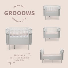 Bett Baby & Junior, Stone Grey