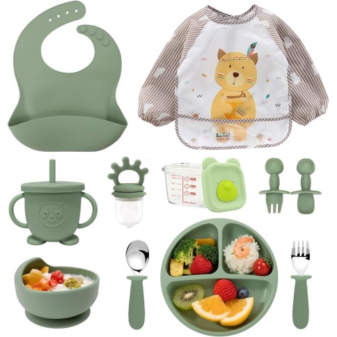 copy of Silikon Teller mit Saugknöpfen, Crab