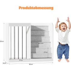 copy of Kinder Spielzeug- & Bücherregal, weiss