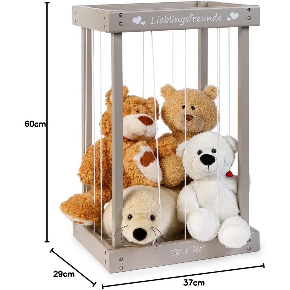 copie de la boîte de rangement de jouets / boîte de jouets en peluche, rose