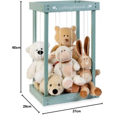 copie de la boîte de rangement de jouets / boîte à jouets en peluche, boue