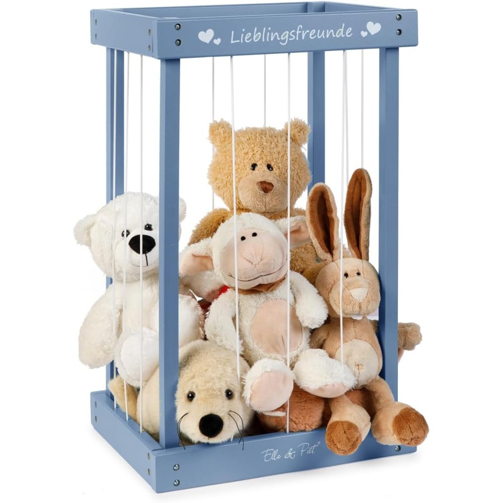 Spielzeug Aufbewahrungsbox/ Plüschtier-Box, Stahlblau