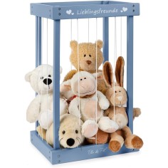 Spielzeug Aufbewahrungsbox/ Plüschtier-Box, Stahlblau