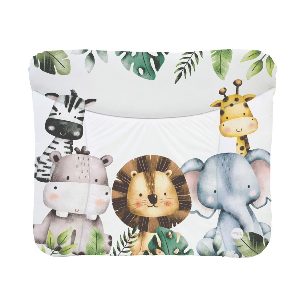 Ceba Baby Wickelauflage, 75x72cm, Dschungeltiere