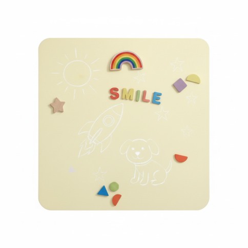 selbstklebende Magnetwand (inkl. Kreidestifte & Wischtuch)