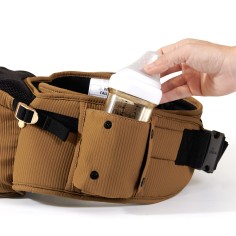 Sunveno Babytrage Hüftsitz, Velvet Braun