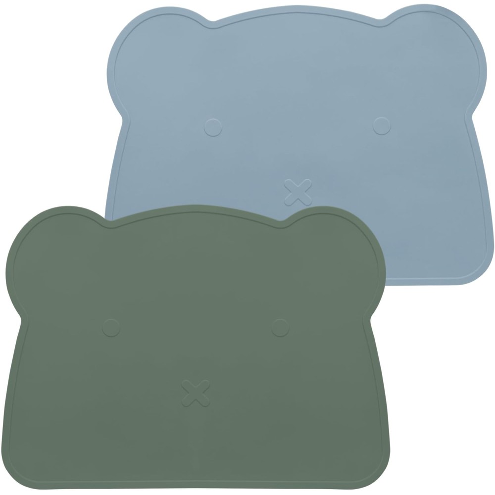 Silikon Tischmatte/ Tischauflage, Bär, 2er Set