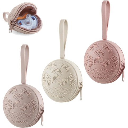 copie de Pandaear Ensemble de 3 Boîtes de sucette en silicone et de sucette, Nordic