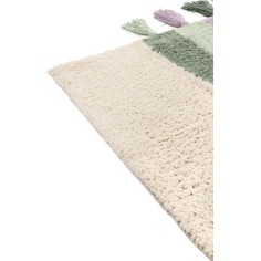 copie de tapis / coupe d'enfants, arc-en-ciel / ivoire