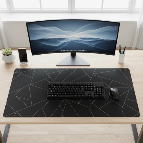 Tapis de bureau de design, Mousepad (Faux Cuir)