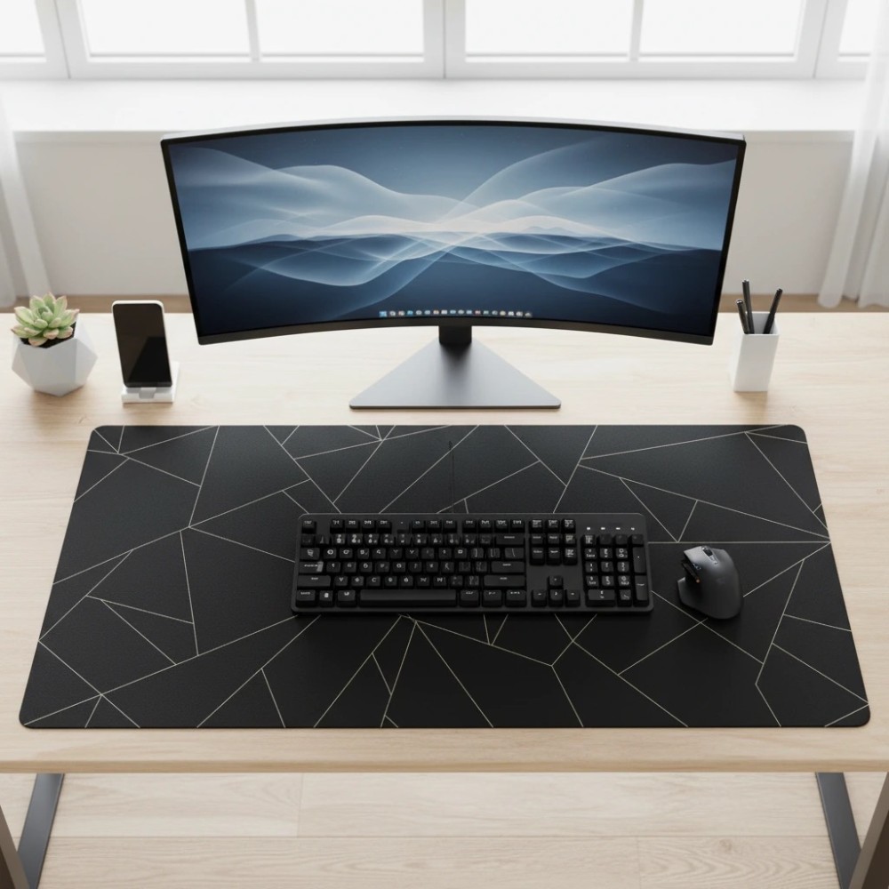 Design Schreibtischmatte, Mousepad (Kunstleder)