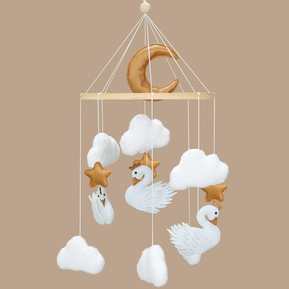 copie de feutre mobile avec boîte de musique, moutons