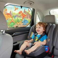 copie de voiture Visière Sun (2 pièces) Lion et amis