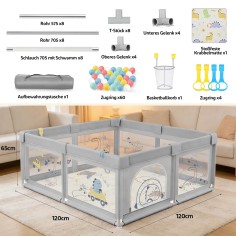 copie des leaders / PLAYPEN, DINO GREEN (120 x 120 cm)