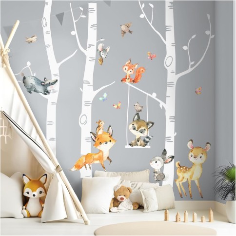 Wandsticker, 320 x 250 cm, Wald