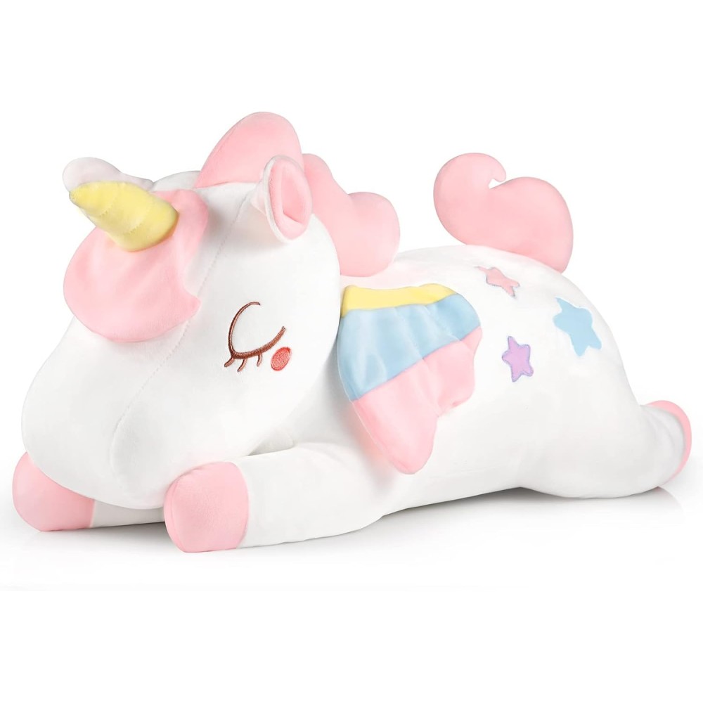 Kuscheltier / Plüschtier Einhorn Regenbogen, 66 cm