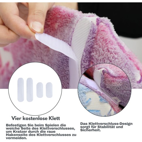 copie de Misioo Bightenbad 90 x 30 cm avec 200 boules, velours rose / or