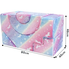 copie de Misioo Bightenbad 90 x 30 cm avec 200 boules, velours rose / or