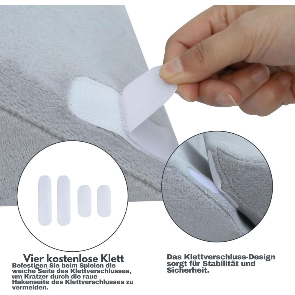 copie de Sofa Canapé enfant Memodecool Canapé - Canapé de grimpe modulaire avec diapositive et escalier, Dino