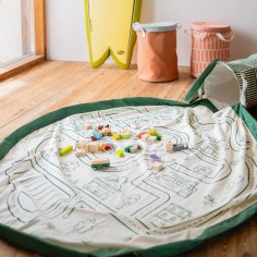 copie du sac de jouets et du couvercle de crawl 3-en-1, Moulin Roty Après La Plugie