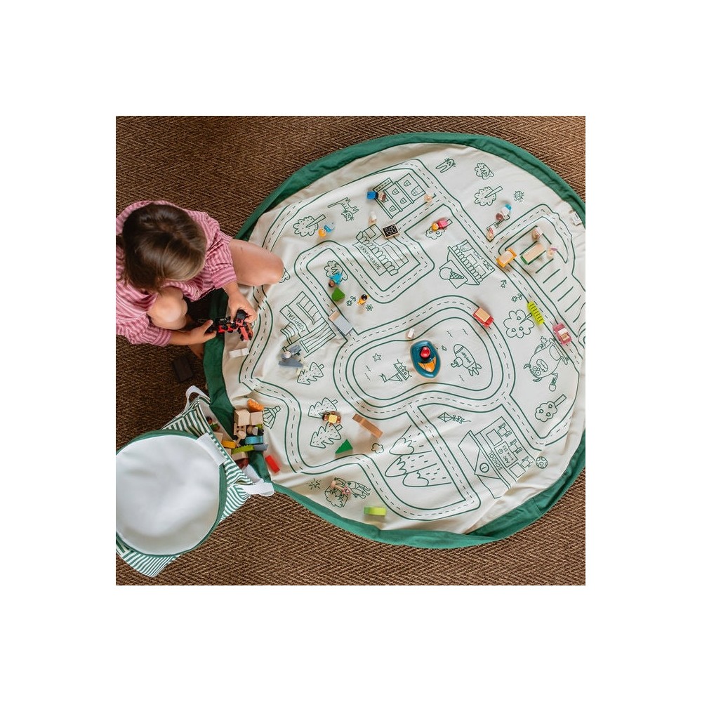 copie du sac de jouets et du couvercle de crawl 3-en-1, Moulin Roty Après La Plugie