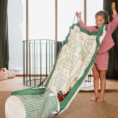 copie du sac de jouets et du couvercle de crawl 3-en-1, Moulin Roty Après La Plugie