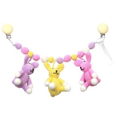 natureZOO Kinderwagenkette, Kaninchen Mädchen