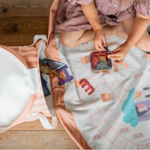 SOO Spielmatte und Aufbewahrungskorb Fairy World