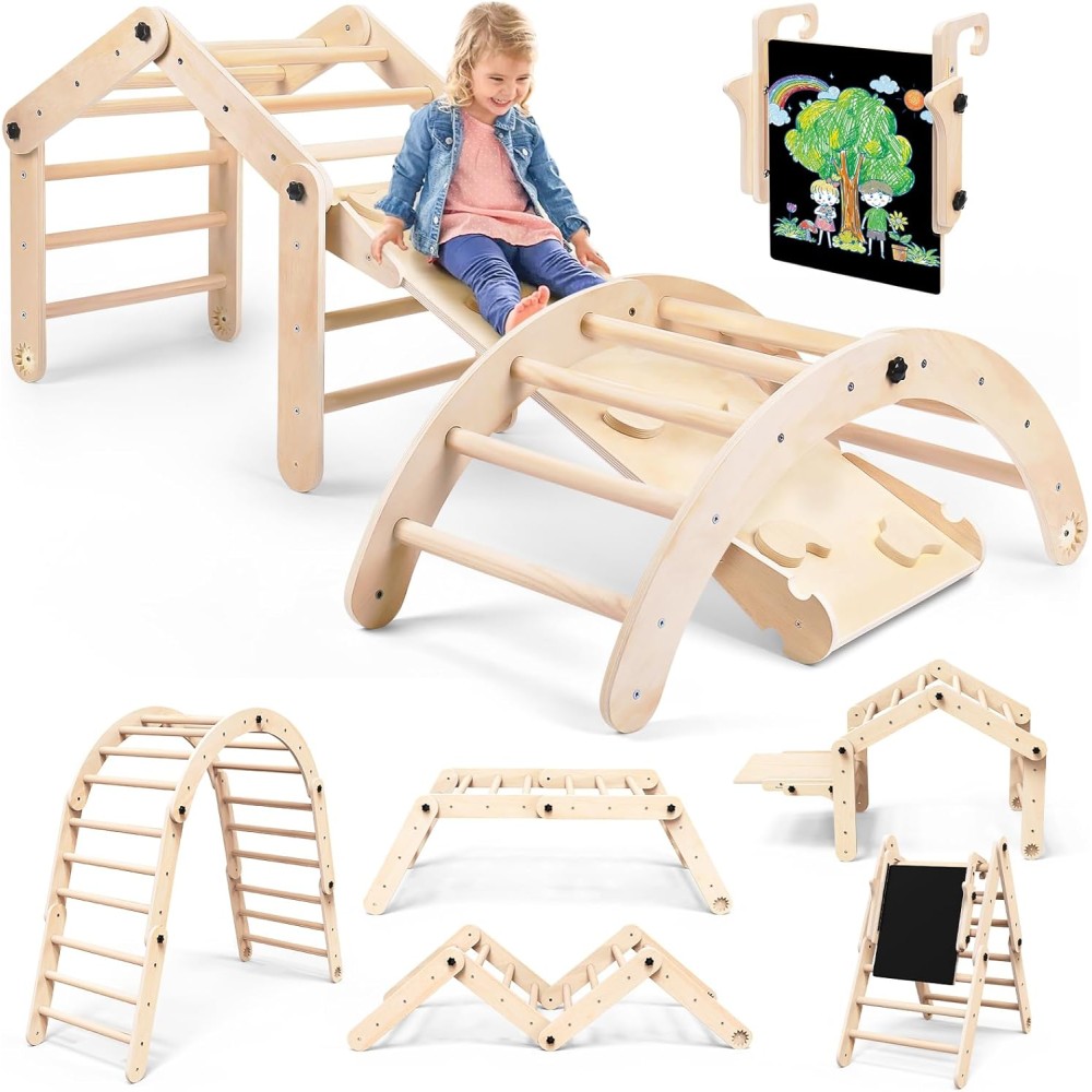 8-in-1 Montessori Klettergerüst Indoor Set