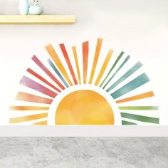 Wandsticker, Sonne