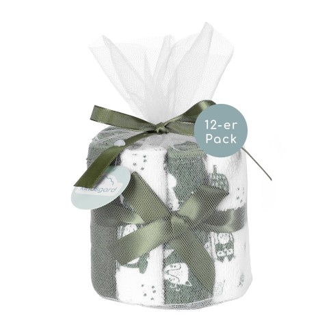 kidsguard Waschlappen-Set 12er Pack, Grün