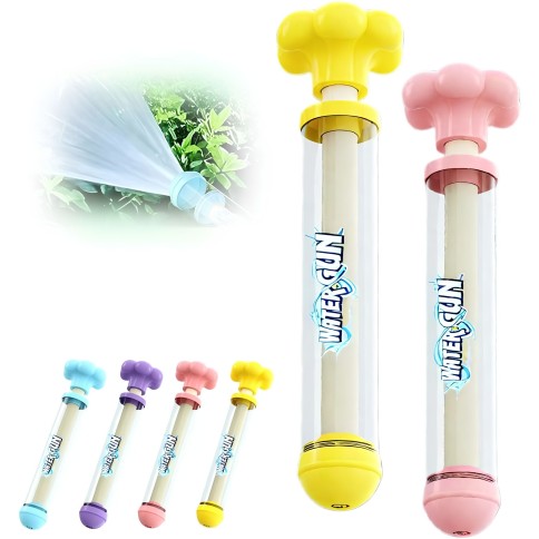 Feuerwerks Wasserpistole, 2 Stück, Gelb + Rosa