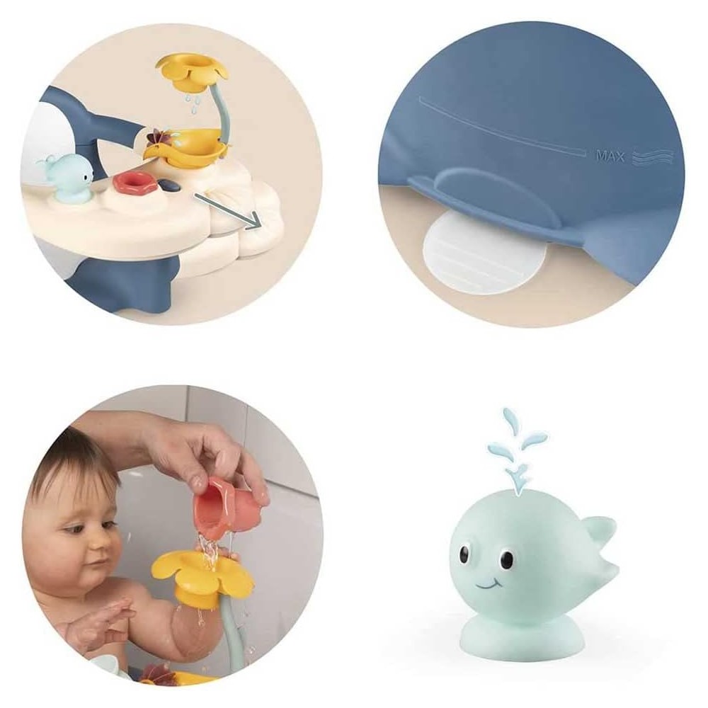 copie du siège de bain de bébé avec des jouets